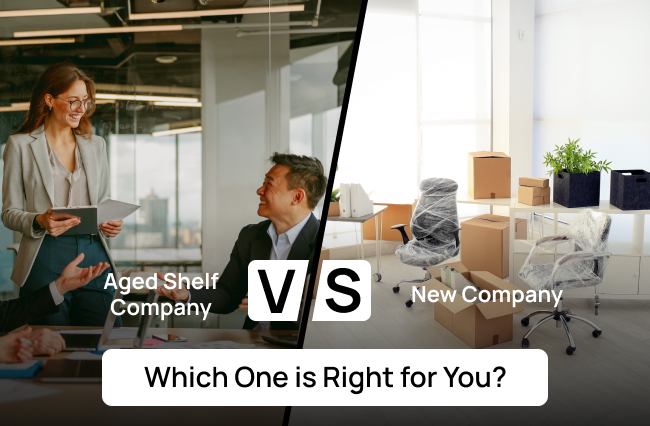 Aged Shelf Company vs New Company
