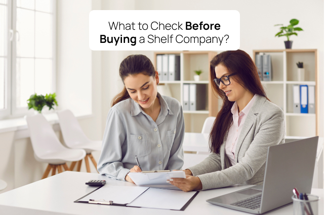 what to check before buying a shelf company
