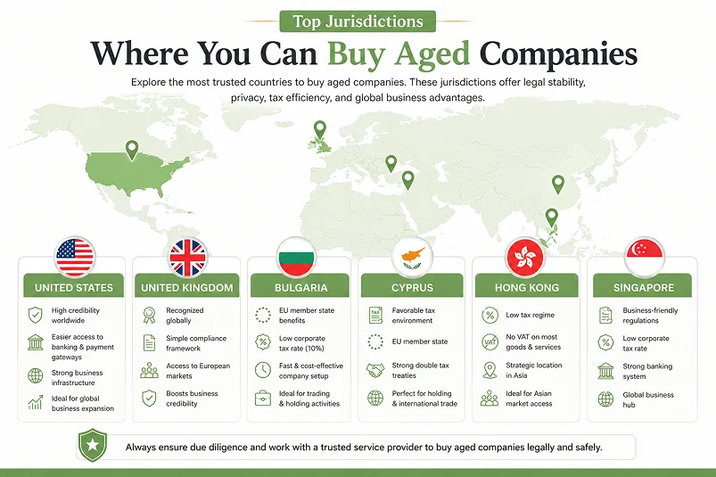 Where to Buy Aged Companies in 2026 - Top Countries Compared 2 Top Countries to Buy Aged Companies in 2026