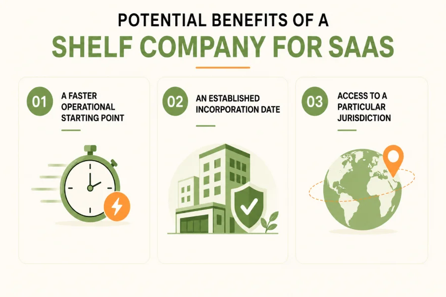 Shelf Company for a SaaS Business - Is It Worth It? 1 Potential benefits of a Shelf Company for SaaS